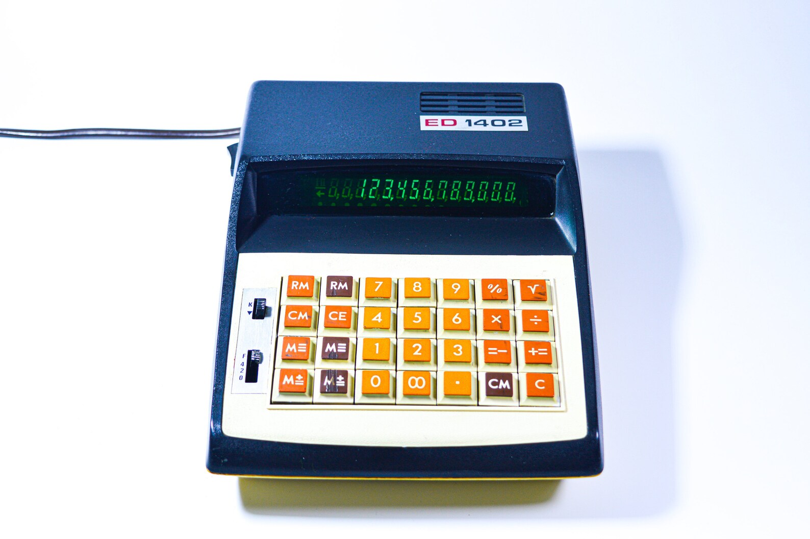 Vintage Electronic Calculator 70s Mini Computer Retro Etsy