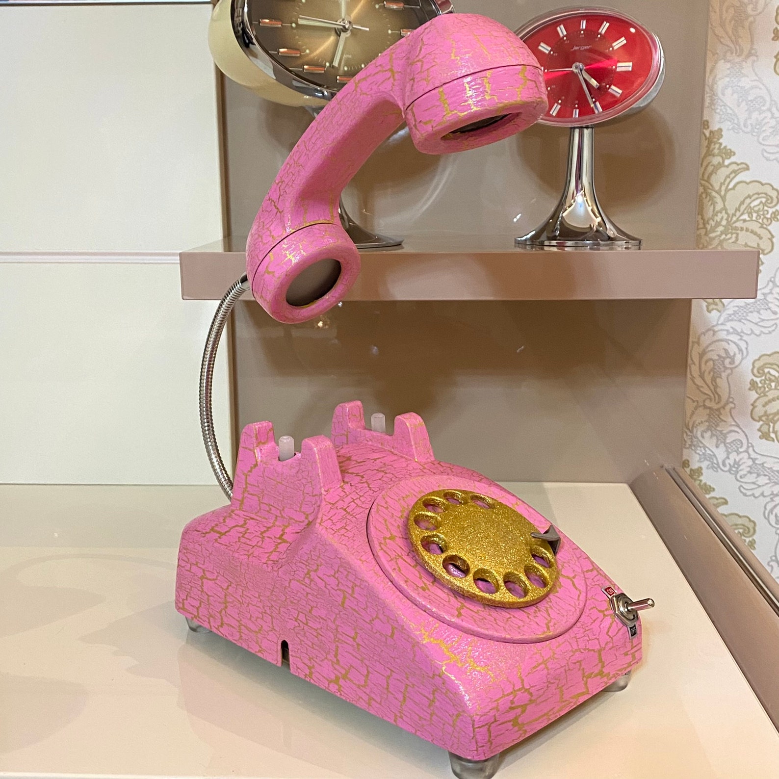 Vintage Phone Lamp Retro Lamp Phone Home Decor Desk Lamp Etsy