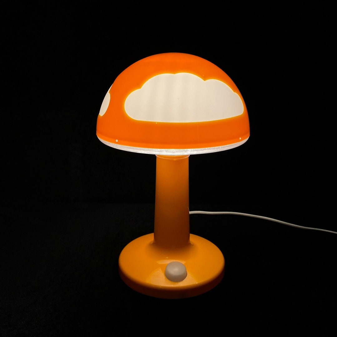 IKEA Cloud Lamp Mushroom Lamp Pop Art Colors Home Decor Etsy