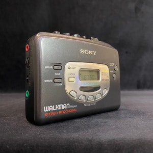 Vintage Sony Walkman Cassette Player, AM/FM Band Radio, Sony Recorder Model, Vintage Tape, Rare and Collectible Model, Fully Working image 2