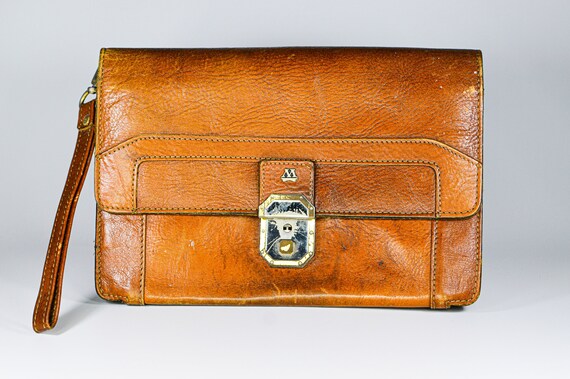 Vintage Leather Hand Bag, Handmade Matras Bag
