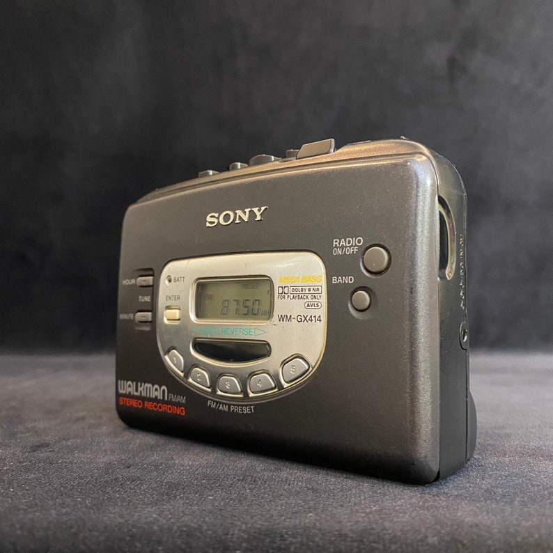 Vintage Sony Walkman Cassette Player, AM/FM Band Radio, Sony Recorder Model, Vintage Tape, Rare and Collectible Model, Fully Working image 3