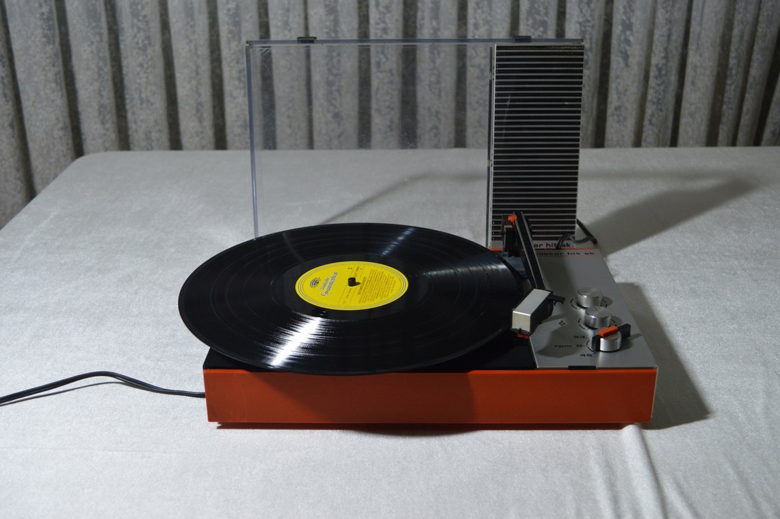 Vintage Turntables Telefunken Vintage Record Player It Etsy