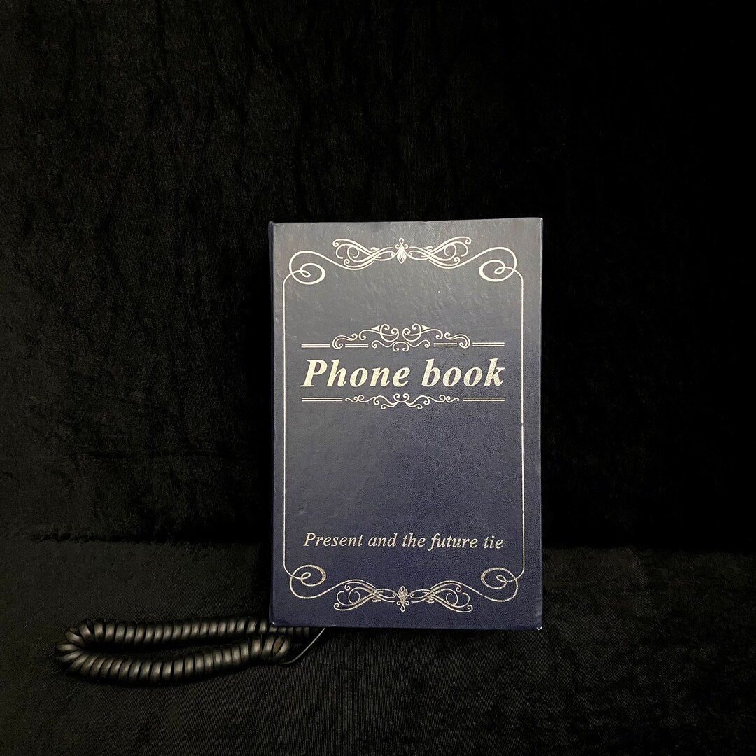 BOOK TELEPHONE Vintage Phone Book Telephone Rare and Etsy