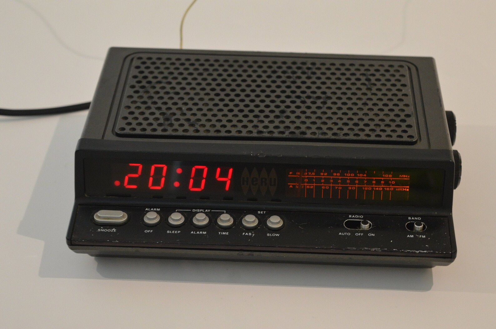 Vintage Digital Clock Radio and Alarm Etsy