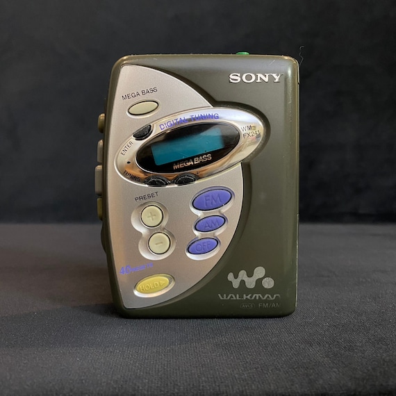  Reproductor de cassette portátil retro Walkman AM FM