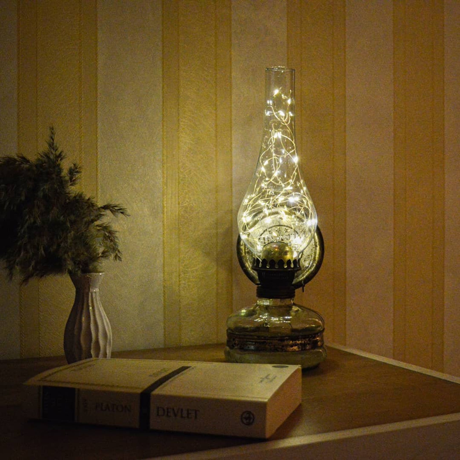 Vintage Oil Lamp Lighting Design Table Lamp Handmade Design Etsy