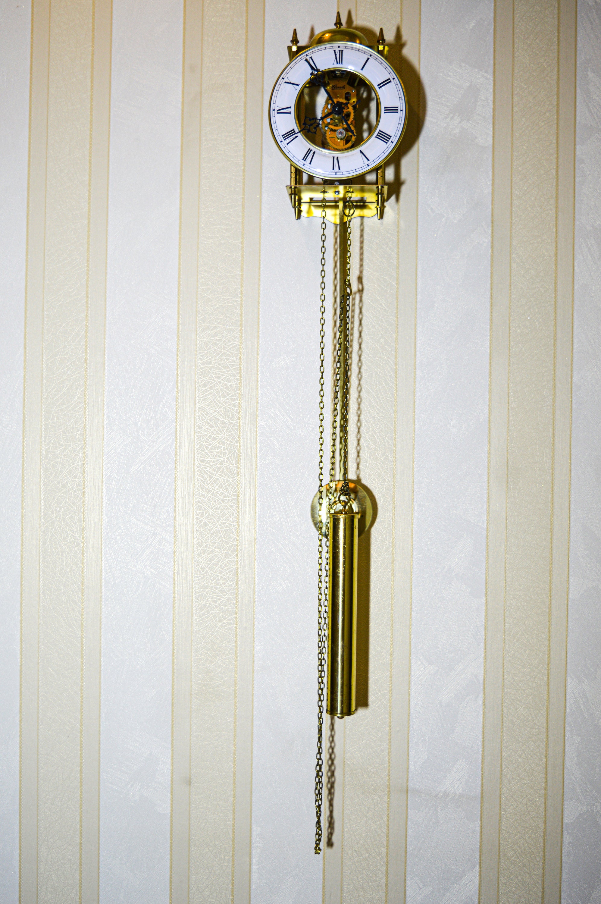 Very Rare Vintage Hermle Wall Clock Made in Germany Full Etsy