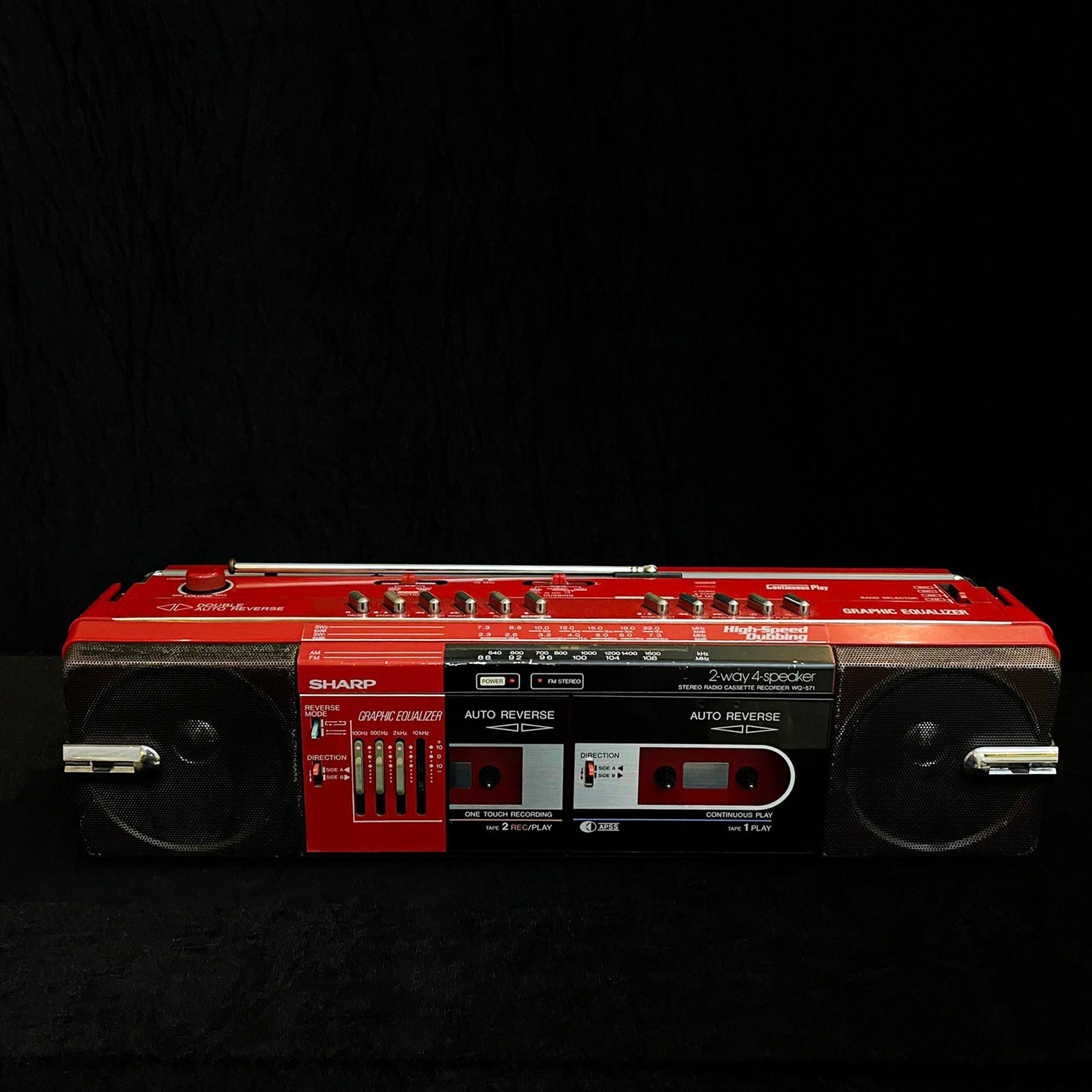 Vintage JcPenney Cassette Player deck retro recorder tape boombox