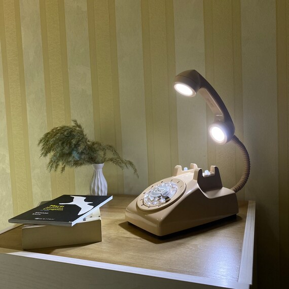 Vintage Phone Lamp Retro Lamp Phone Home Decor Desk Lamp