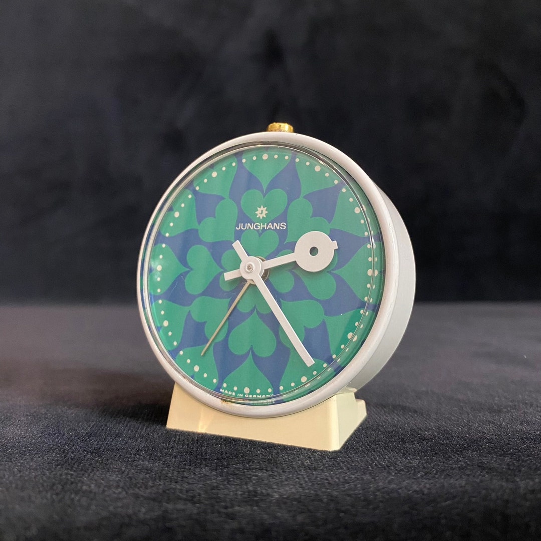 Antique Junghans Table Clock, Small Size Rare Clock, Vintage Table