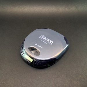 Vintage Sony Discman, 1980s Compact Sony CD Player, Portable ...