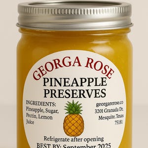 Georga&#39;s Pineapple Preserve