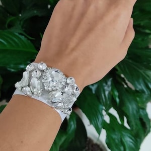 Swarovski bracelet for bride,bridal jewelry