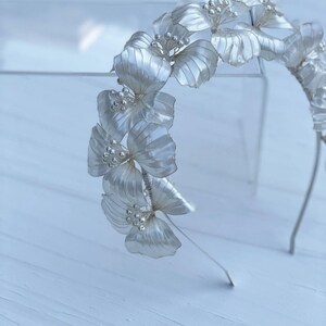 Flowers bridal crown,bridal headband,floral,bridal headpiece,bridal tiara with flowers,bridal headband