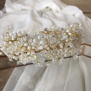 Bridal headband,crystal bridal hairpiece,Wedding headband,wedding hair accessory,crystal bridal headband,wedding accessory,bridal accessory