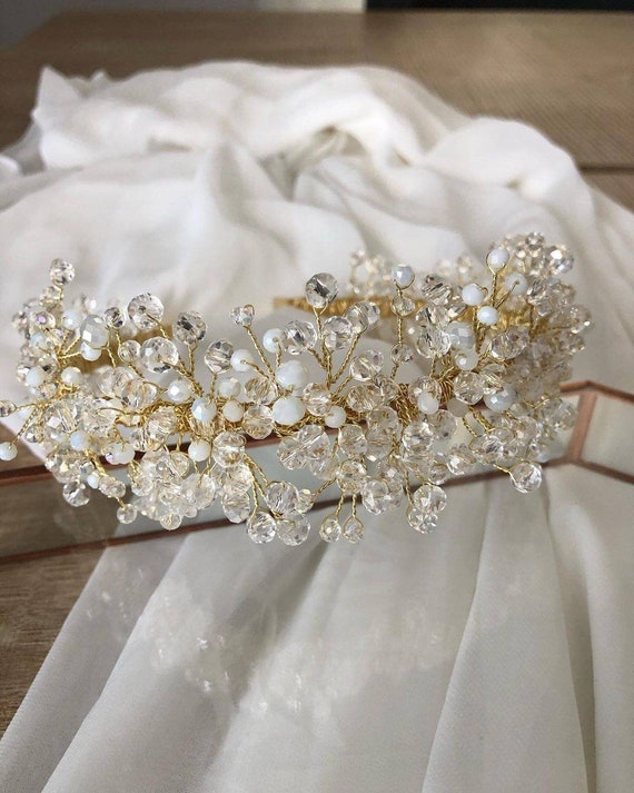 Bridal Headband,crystal Bridal Hairpiece,wedding Headband  display picture 3