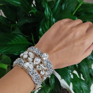 Swarovski bracelet,bracelet for women,valentines day gift,gift for her,boho bracelet,glamour bracelet,rhinestones,