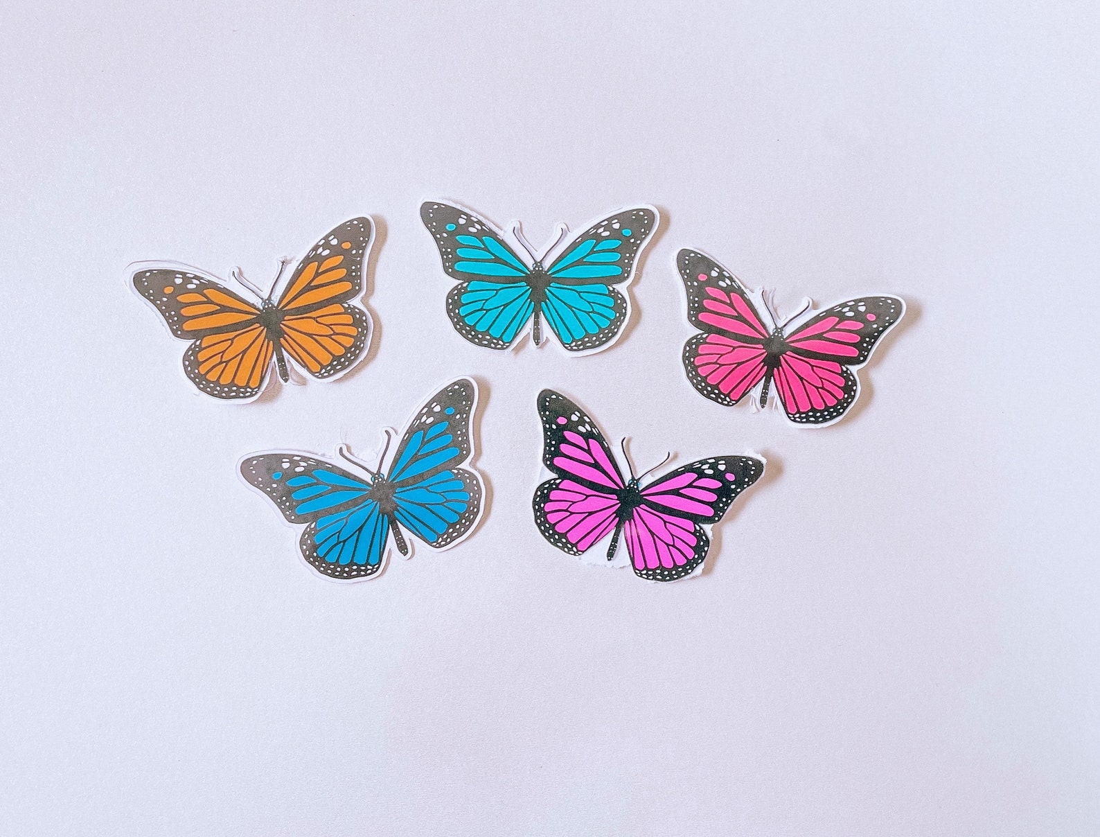 80 Autocollants Papillons Violets En PVC - Imperméables - Pour Décoration Mur, Fenêtre, Album - Environ 4x2 Cm - 2