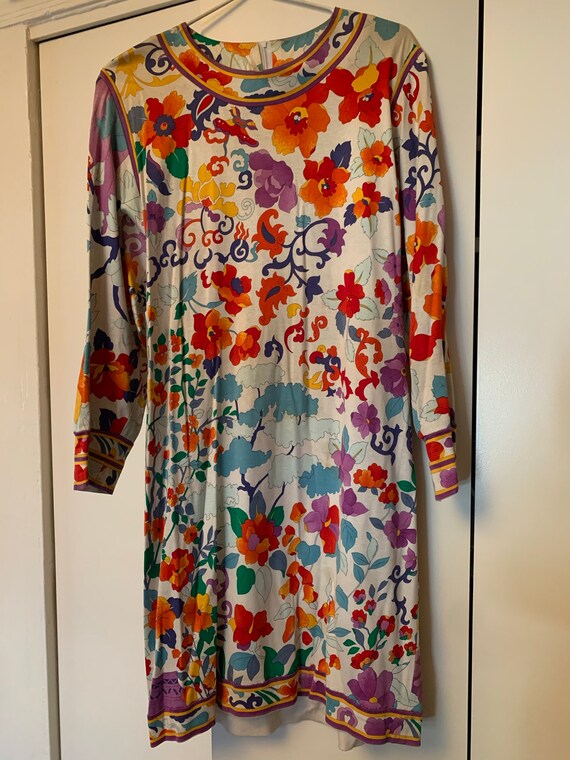 Leonard Paris Fashion Floral Dress