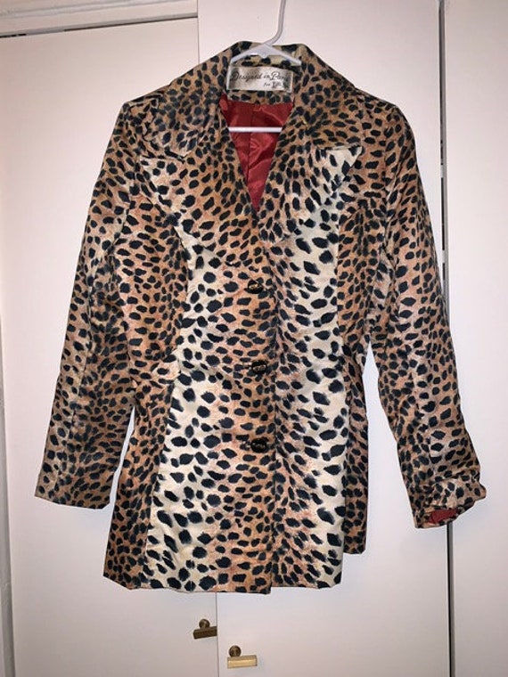 Vintage 1970s Authentic Lilli Ann Animal Print Jac