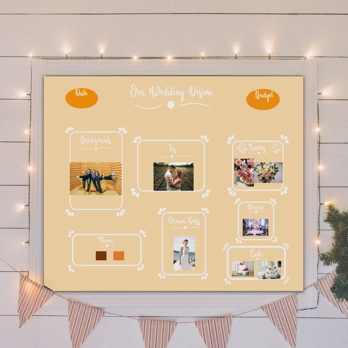 Wedding Vision Board Template Free