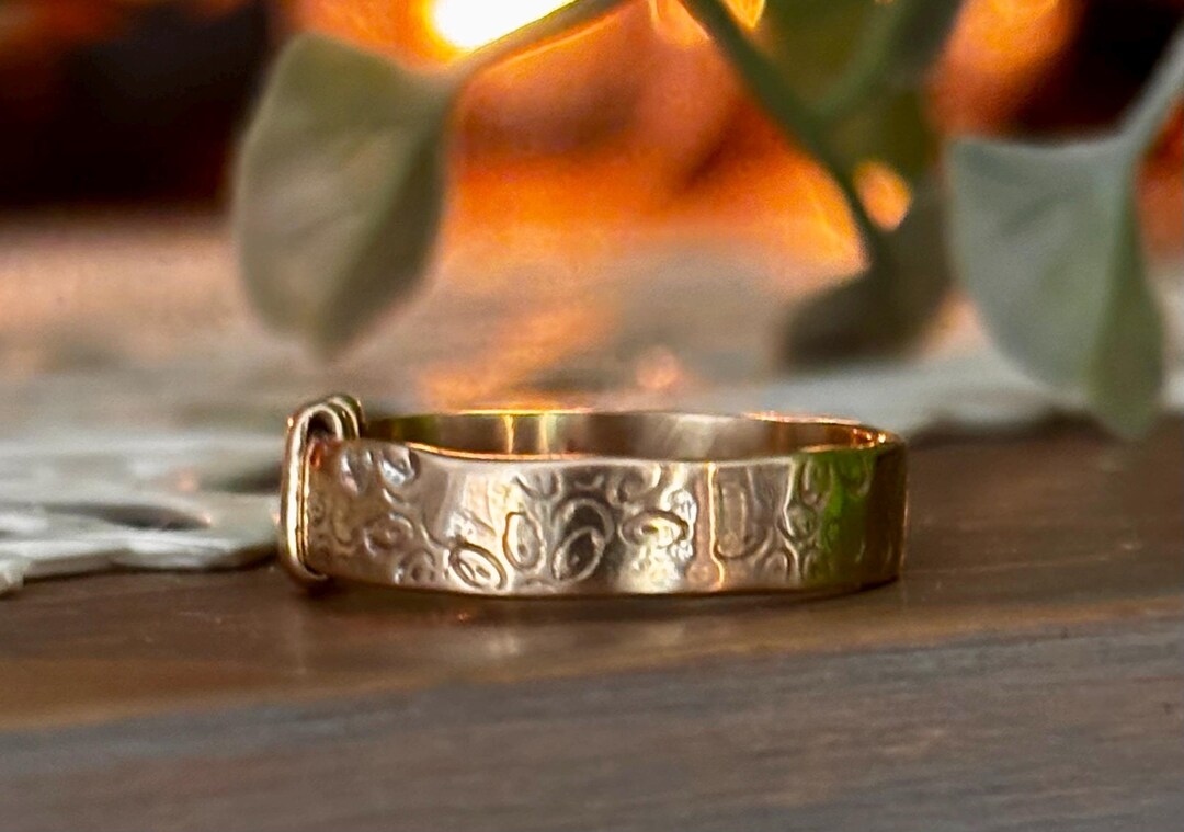 Simple Flower Ring, Handmade Jewelry, Promise Ring, Best Friend Present ...