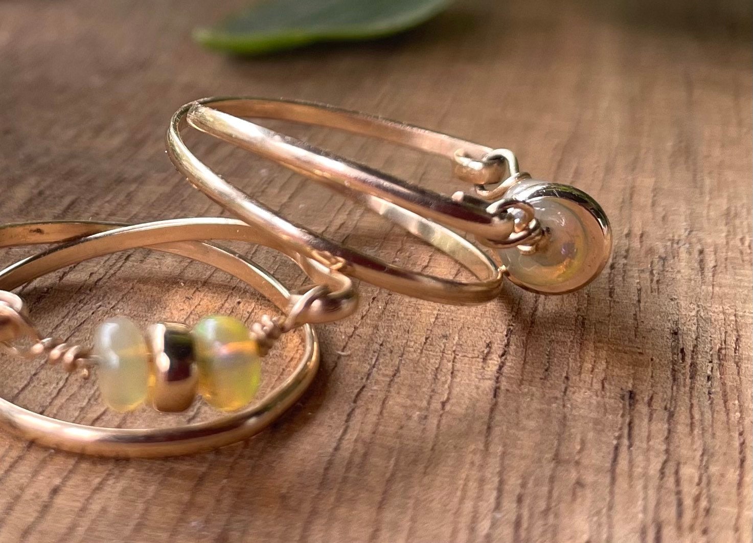 Bestseller Ethiopian Opal Promise Ring 14 Karat Gold Etsy