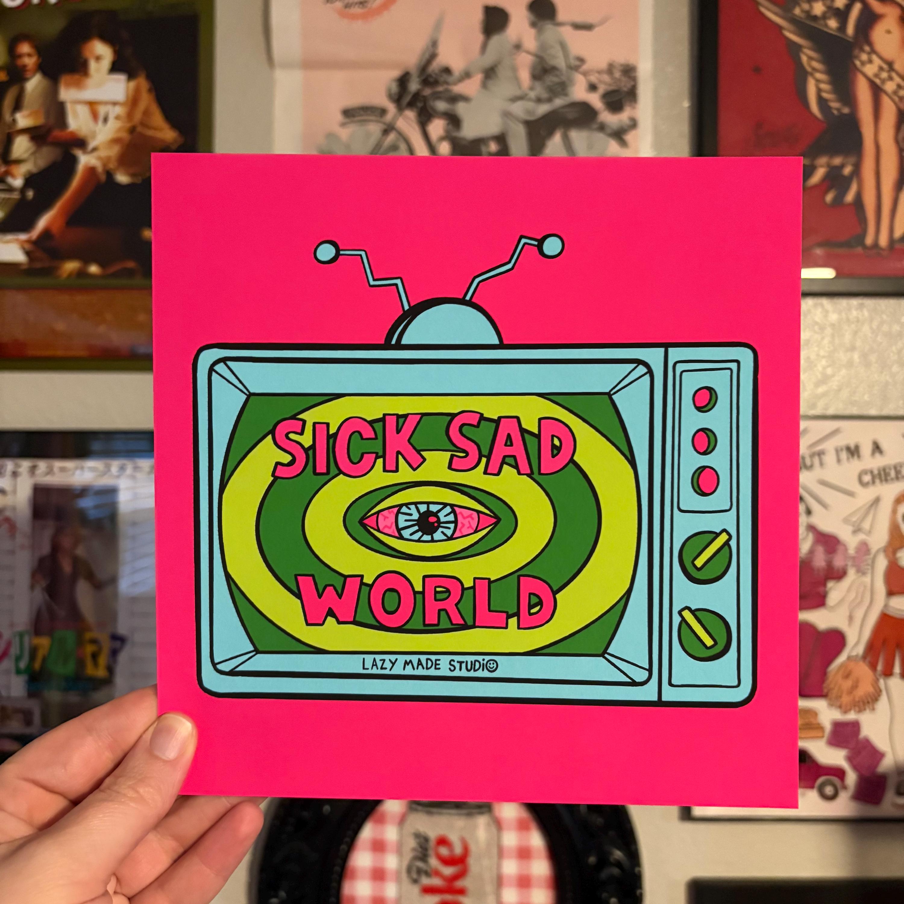 Vintage RARE 1998 MTV Daria Sick Sad World Backpack Green Canvas Excuse me ? Our Daria cosplay mini backpack is here ?It main image 2