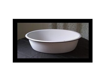 enamel baby tub