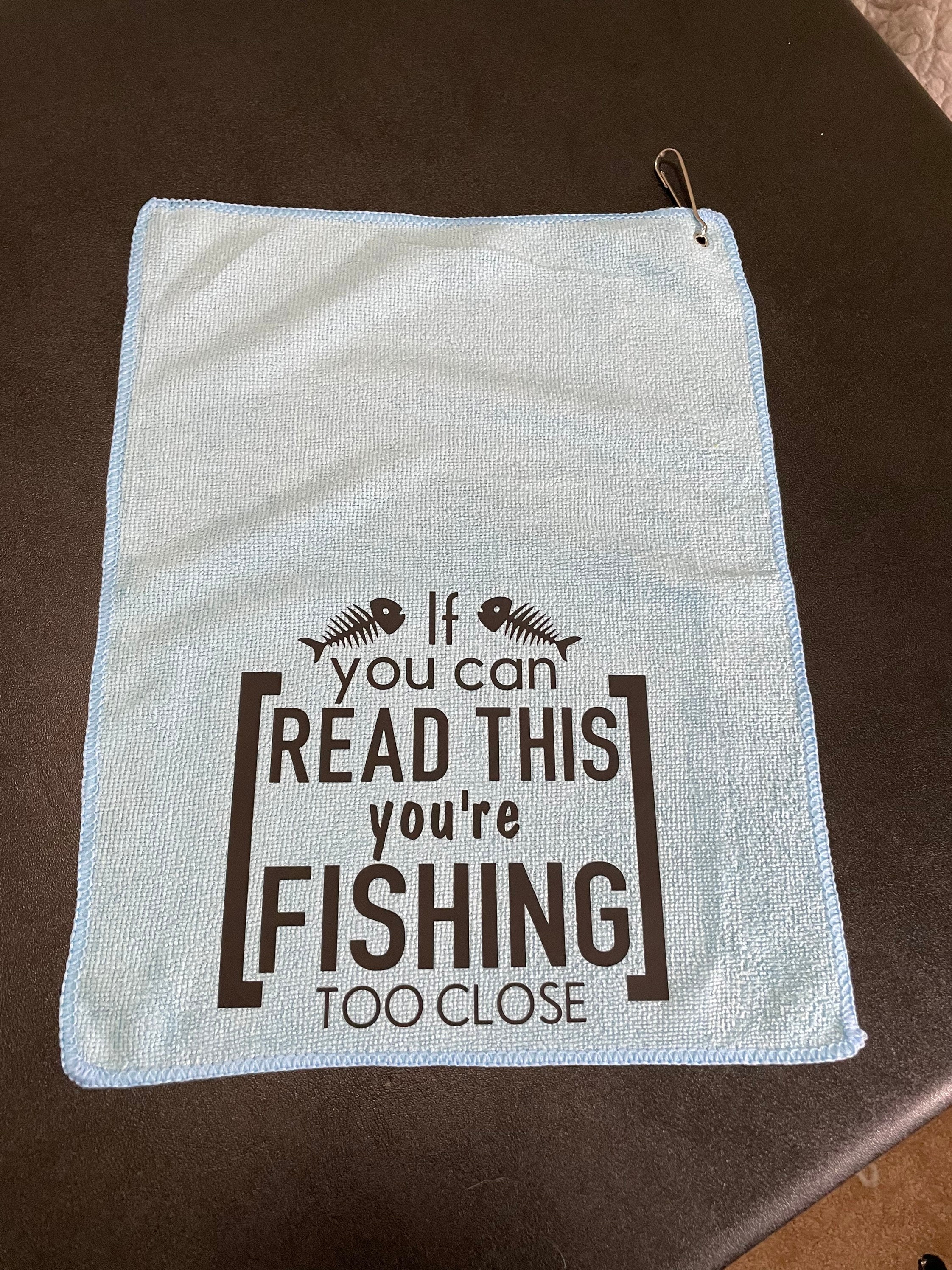 Fishing To Close Fishing Towel Etsy