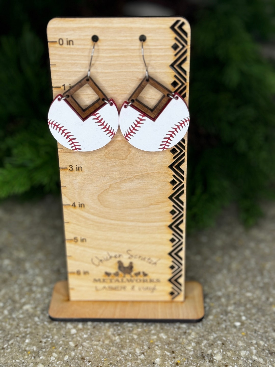 Baseball Mom Beaded Earrings main image 0