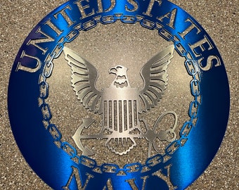 2x U.S Navy USN Ship Anchor Emblem For Cool Chevy,Chevrolet Salt Life Fender Trunk Metal Badge Automotive Accessories Decoration Silver