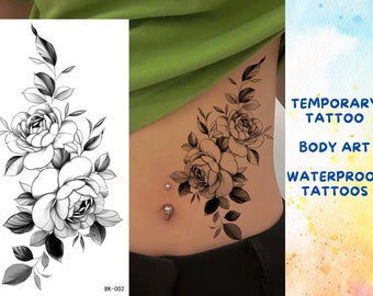 Flower temporary Party tattoos | tattoo for girl women