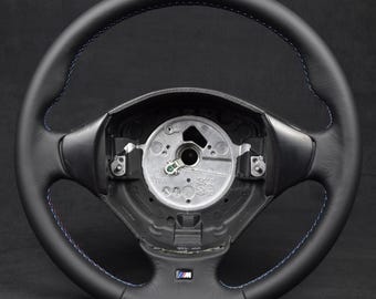 復元済み BMW OEM M スポーツ レザーステアリングホイール | E36 Z3M E34 M3 325I 328I