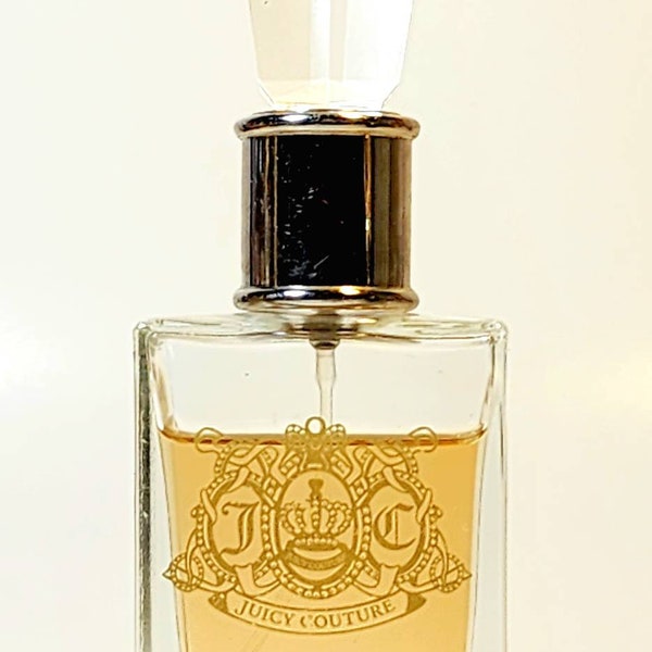 Viva La Juicy by Juicy Couture, 1 oz Perfume Parfum *Partial Bottle* 4 1/2" Tall Womens Fragrance