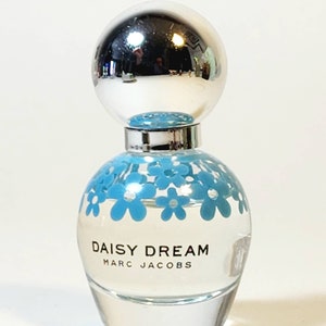 Daisy Dream Forever by Marc Jacobs Mini Perfume Partial Bottle 75% Full 2 1/8&quot; Tall ~Blue Flowers
