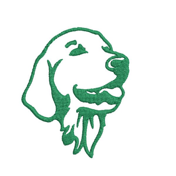 Machine Embroidery Designs Golden Retriever - Etsy