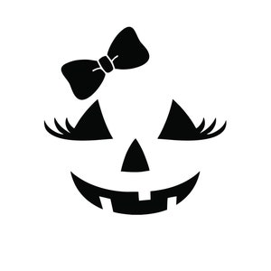 Girl Jack O Lantern digital image includes AI, dxf, jpg, png, svg