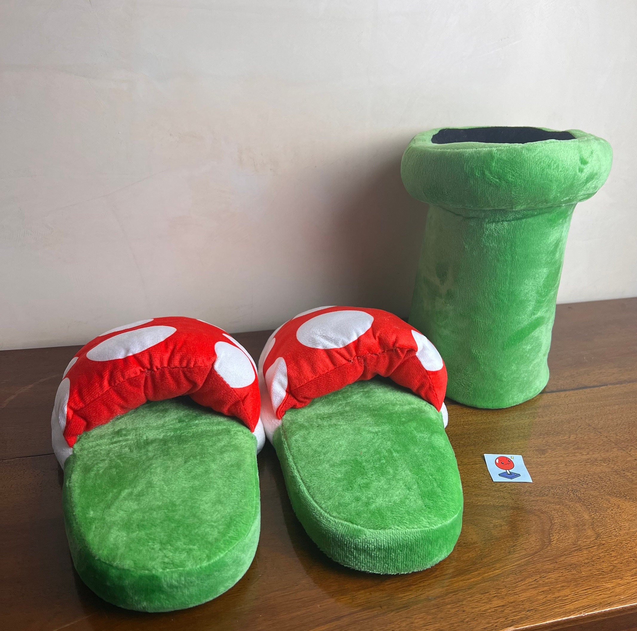 PIRANHA PLANT SLIPPERS Super Mario Slippers - Etsy