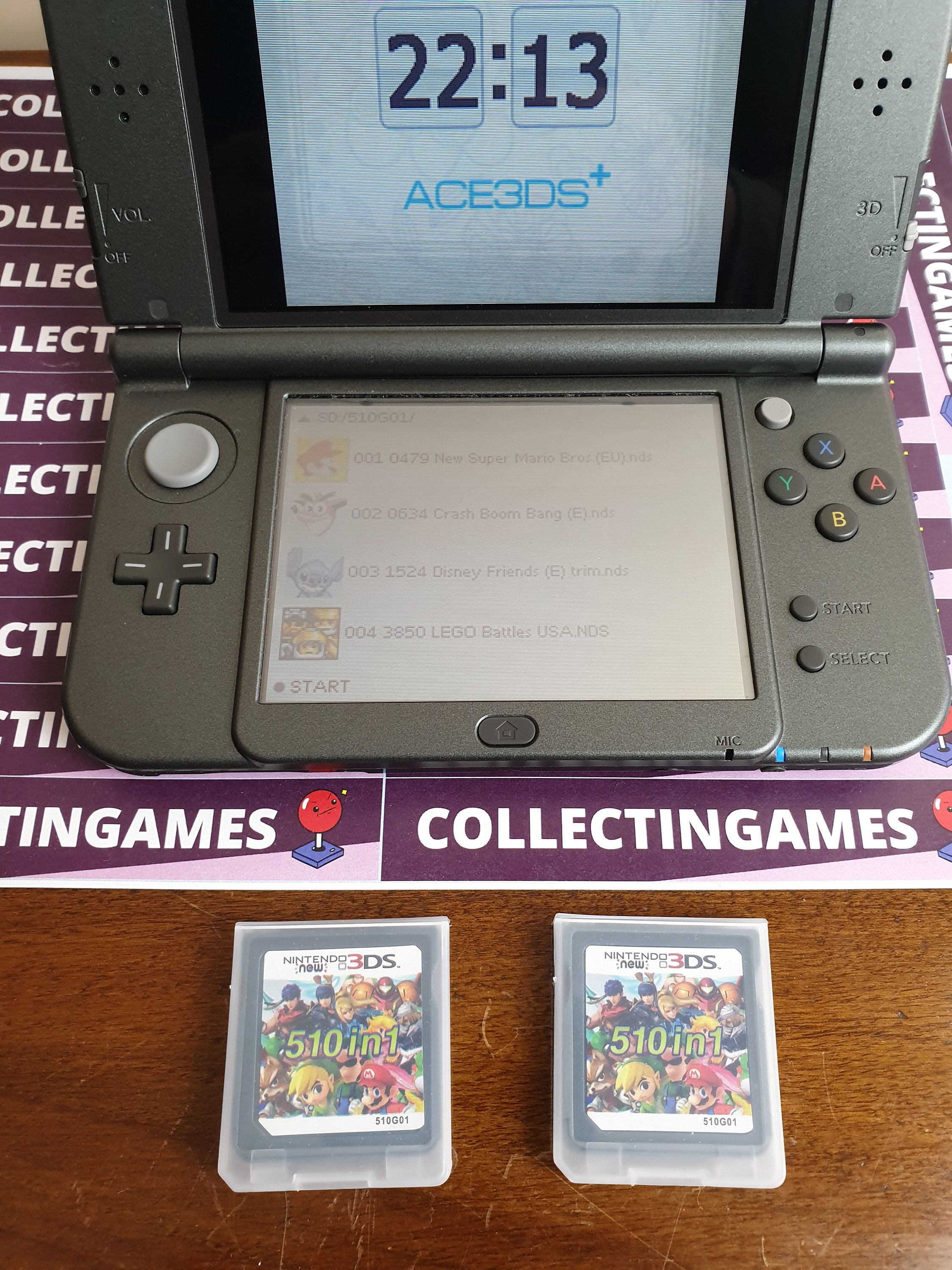 510 In 1 DS 3DS 2DS Game Cartridge MultiCartridge Console Etsy