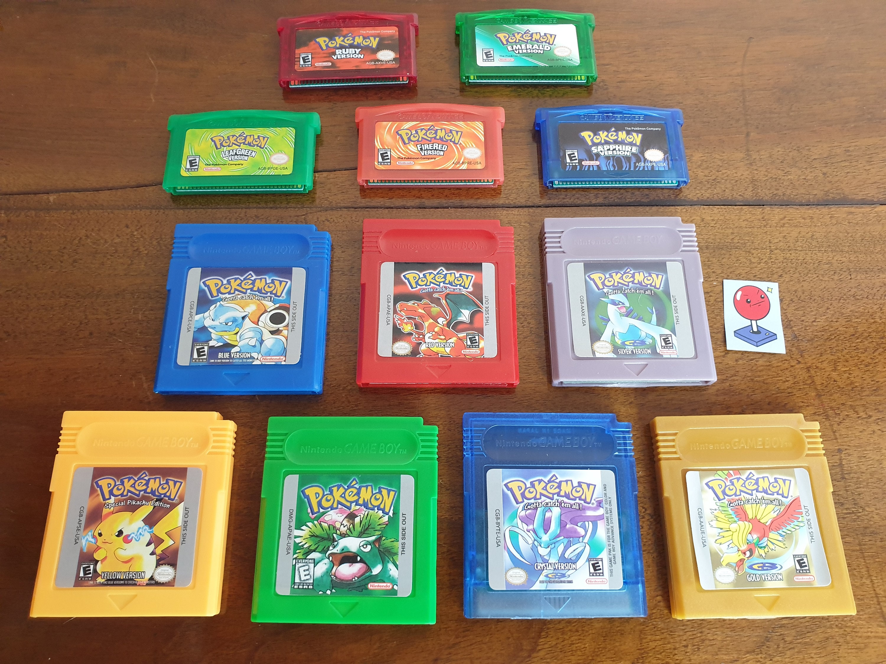 NINTENDO GAMEBOY Pokemon Cartridge Games Fan Made Etsy Canada