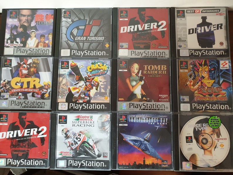 Playstation 1 PSX PS1 Games 100 Authentic Pick Your Etsy UK