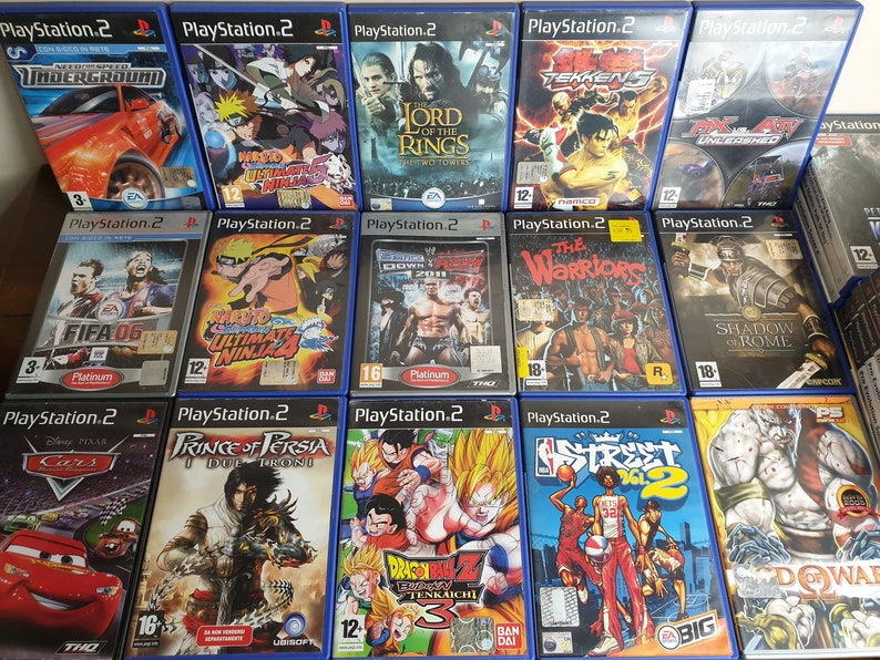 MEILLEURS jeux PS2 Playstation 2 PAL GAMES 100 Etsy France