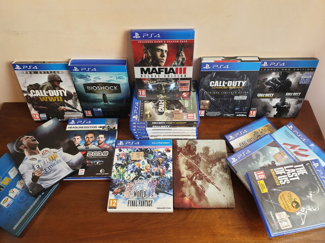 Playstation 4 PS4 COLLECTORS EDITIONS 100 Authentic Pick Etsy