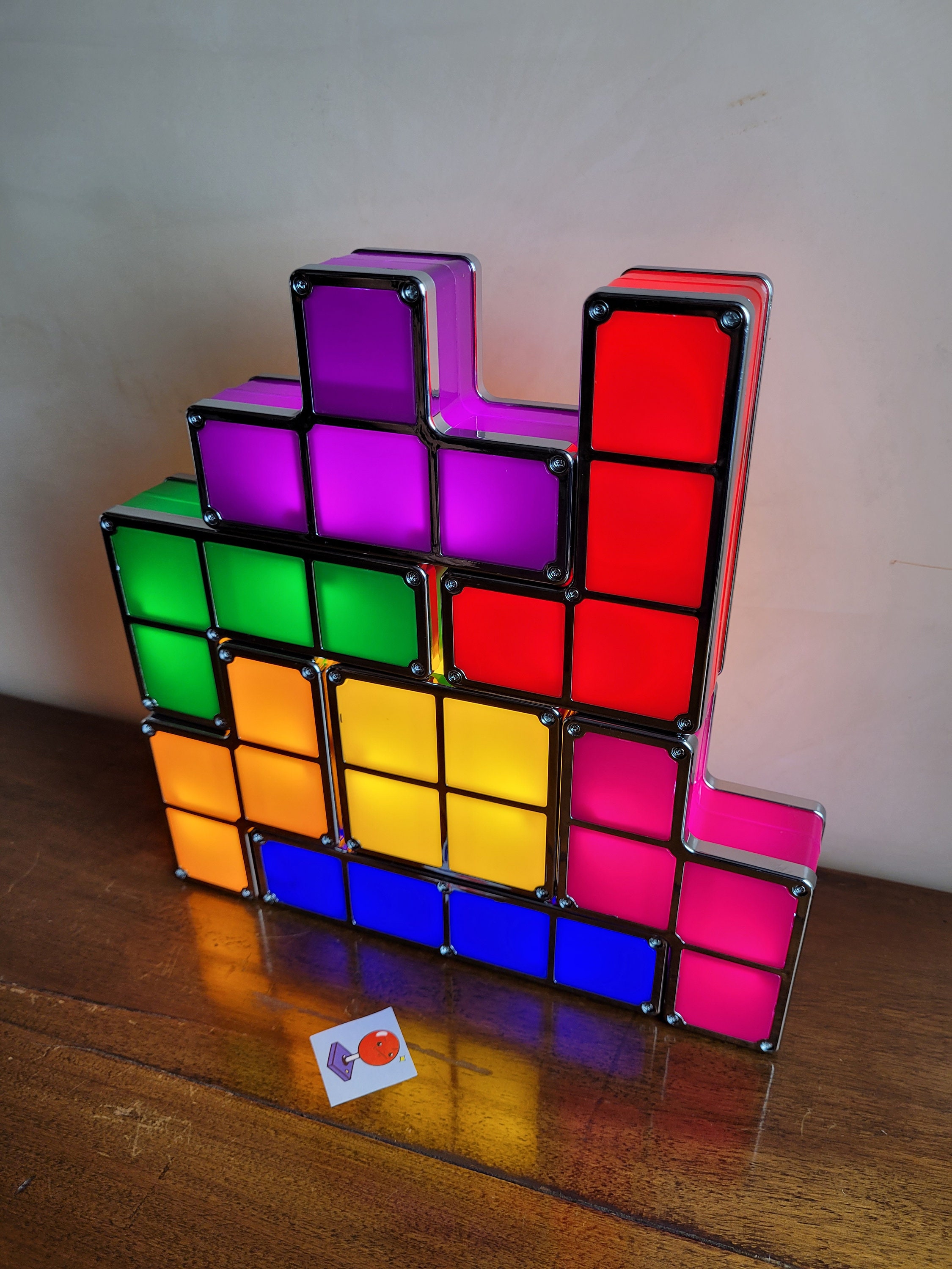 TETRIS Blocks LED LIGHT modular Cg Led Personalized Etsy