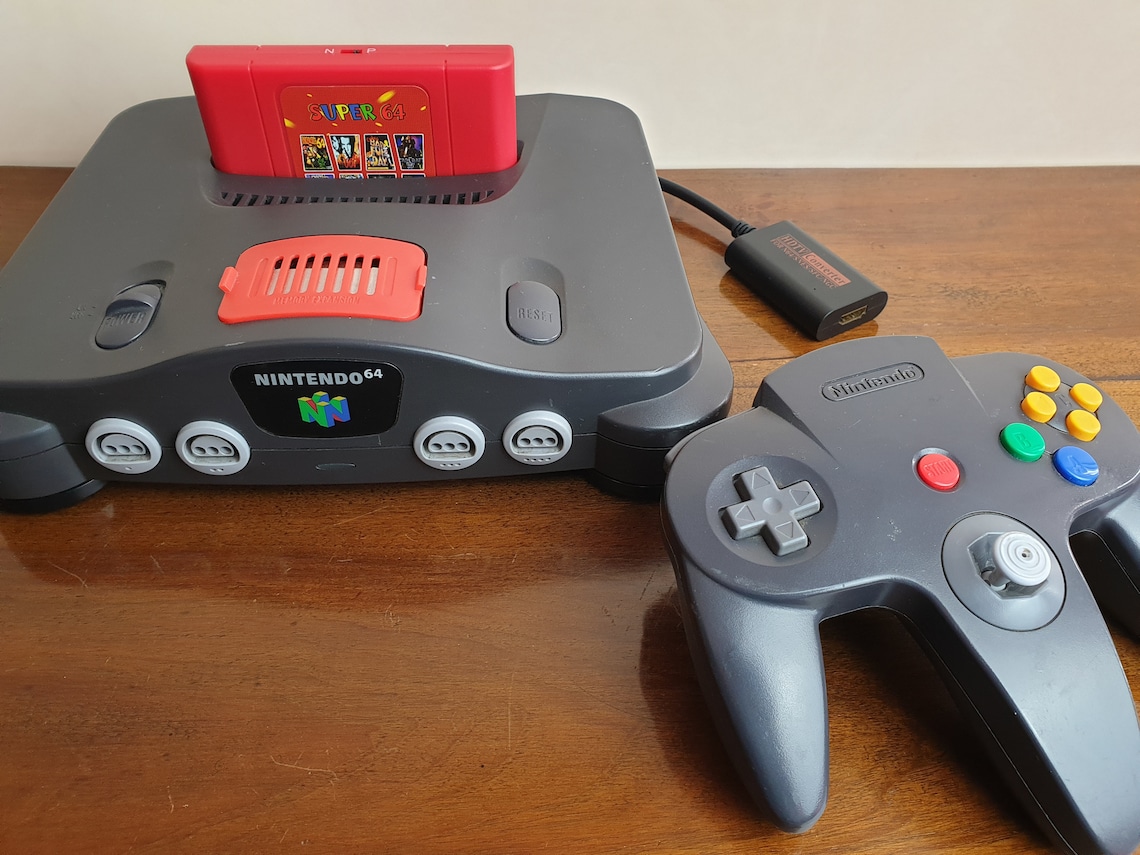 N64 Custom Console HDMi Games MultiCartridge & Expansion Etsy