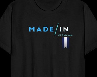 Prodotto in El Salvador! Maglietta unisex salvadoregna Camisa