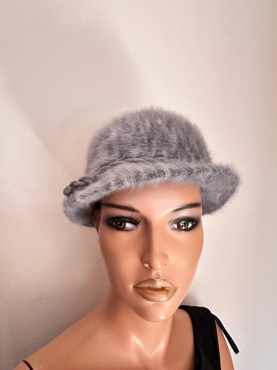 Thelen Kangol Grey Hat, Winter Vintage Warm Women display picture 3