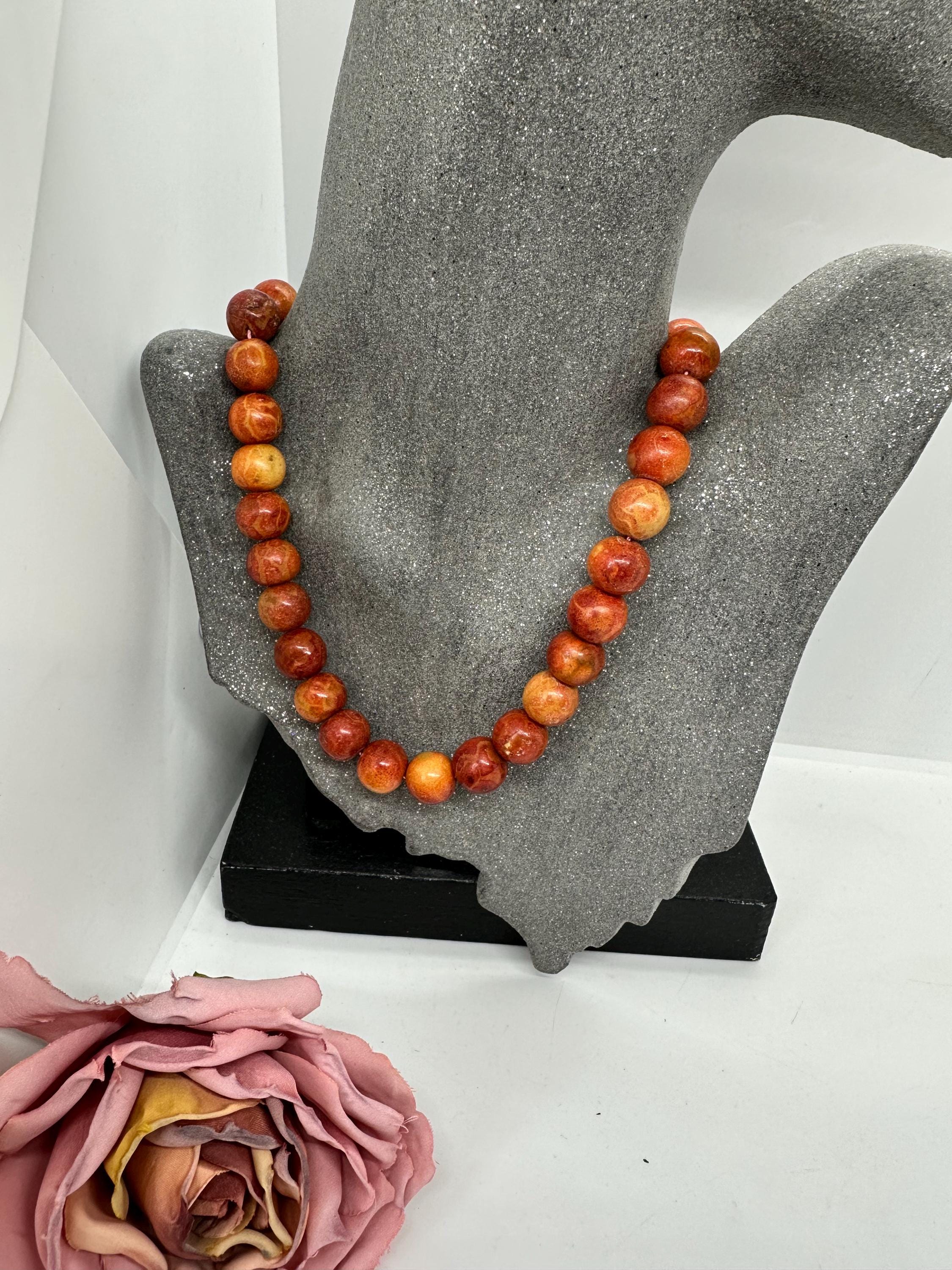 Collier de perles d'eau douce 14 carats bicolore or ornemental serrure dames collier bijoux faits à la main - France